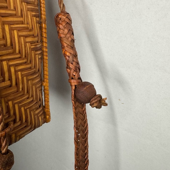 Brown Woven Crossbody Bag - Picture 8 of 13